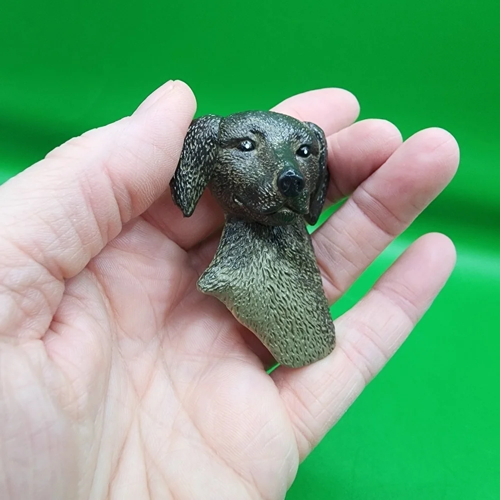 Chocolate Labrador Retriever Magnet Lab Dog 2 Inch Resin Rivers Edge Co - Picture 8 of 10